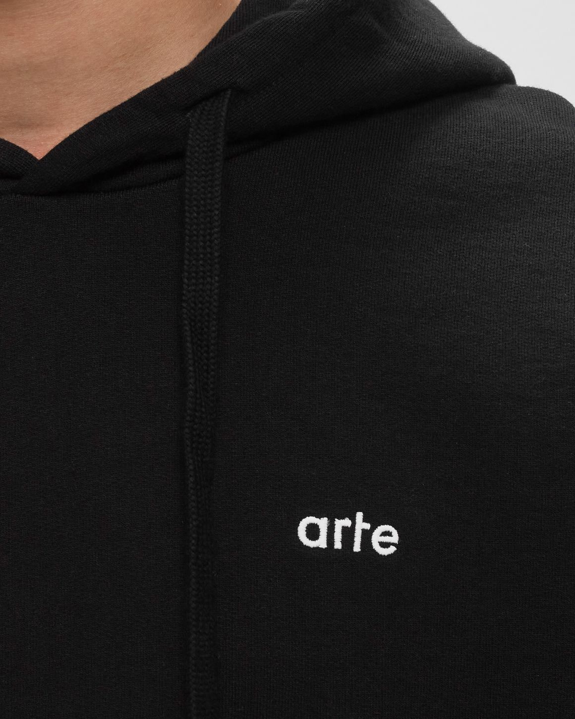 Arte Antwerp Back Stripes Heart Hoodie Black | BSTN Store