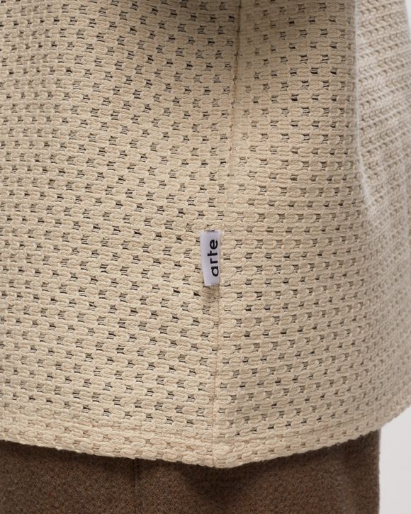 Arte Antwerp Croche Shirt Beige - CREAM