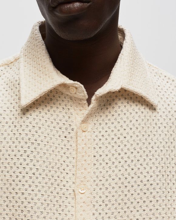 Arte Antwerp Croche Shirt Beige - CREAM