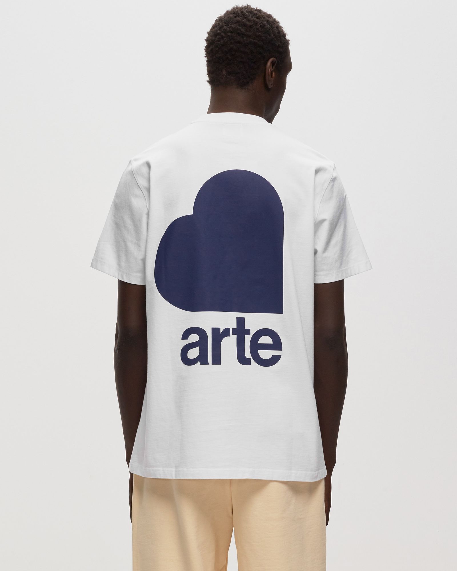 Arte Antwerp Back Crooked Heart Logo T-shirt White | BSTN Store