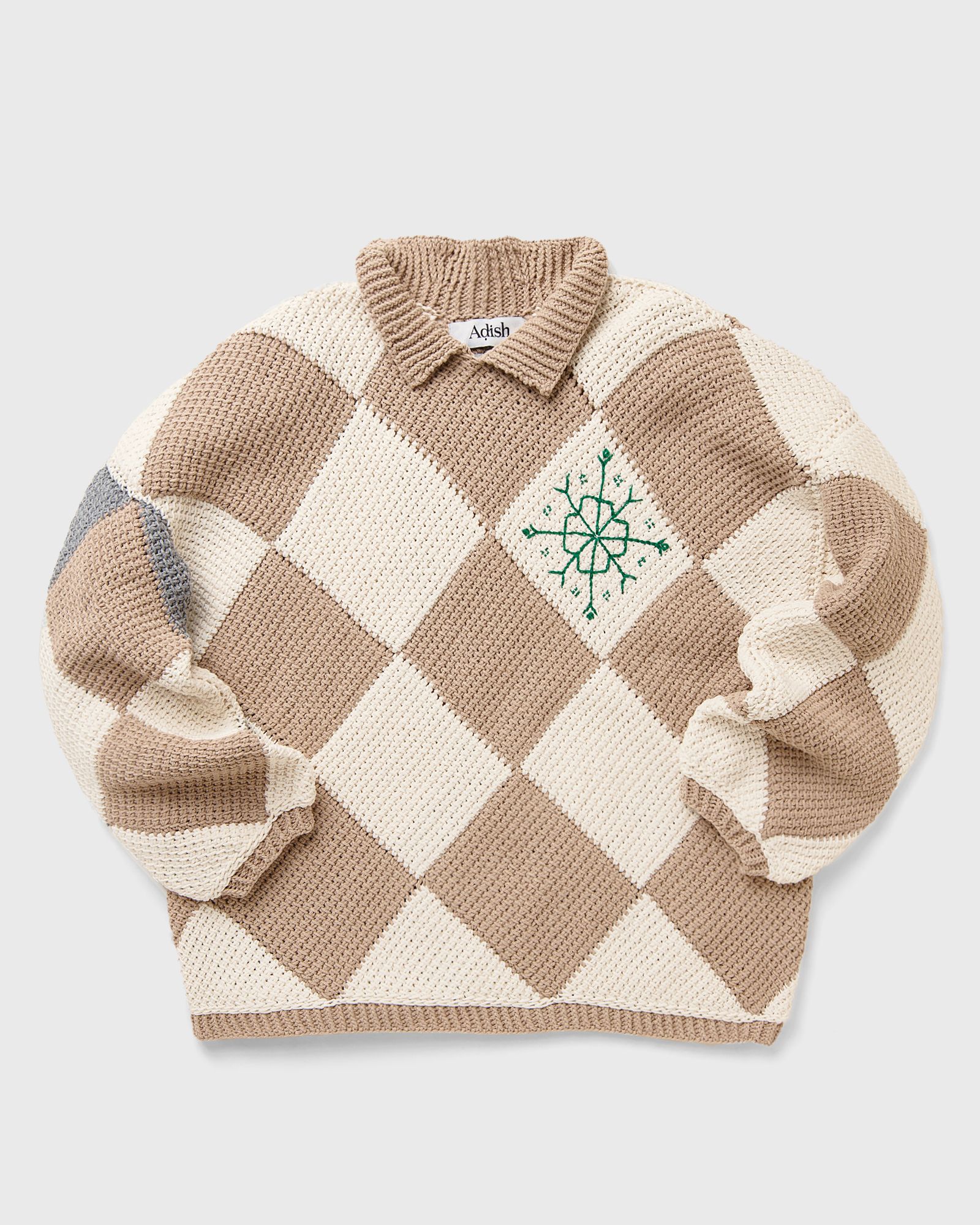 IOTA HAND KNITTED COLLAR JUMPER