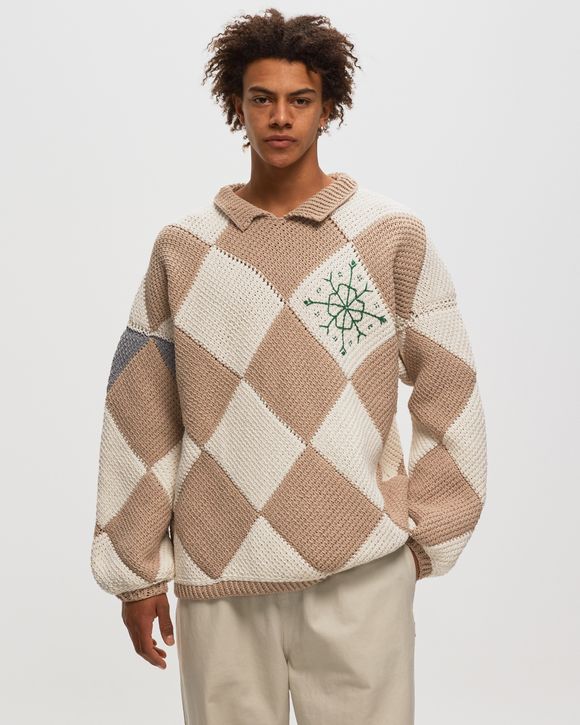 smooth collar knit | OHOTORO