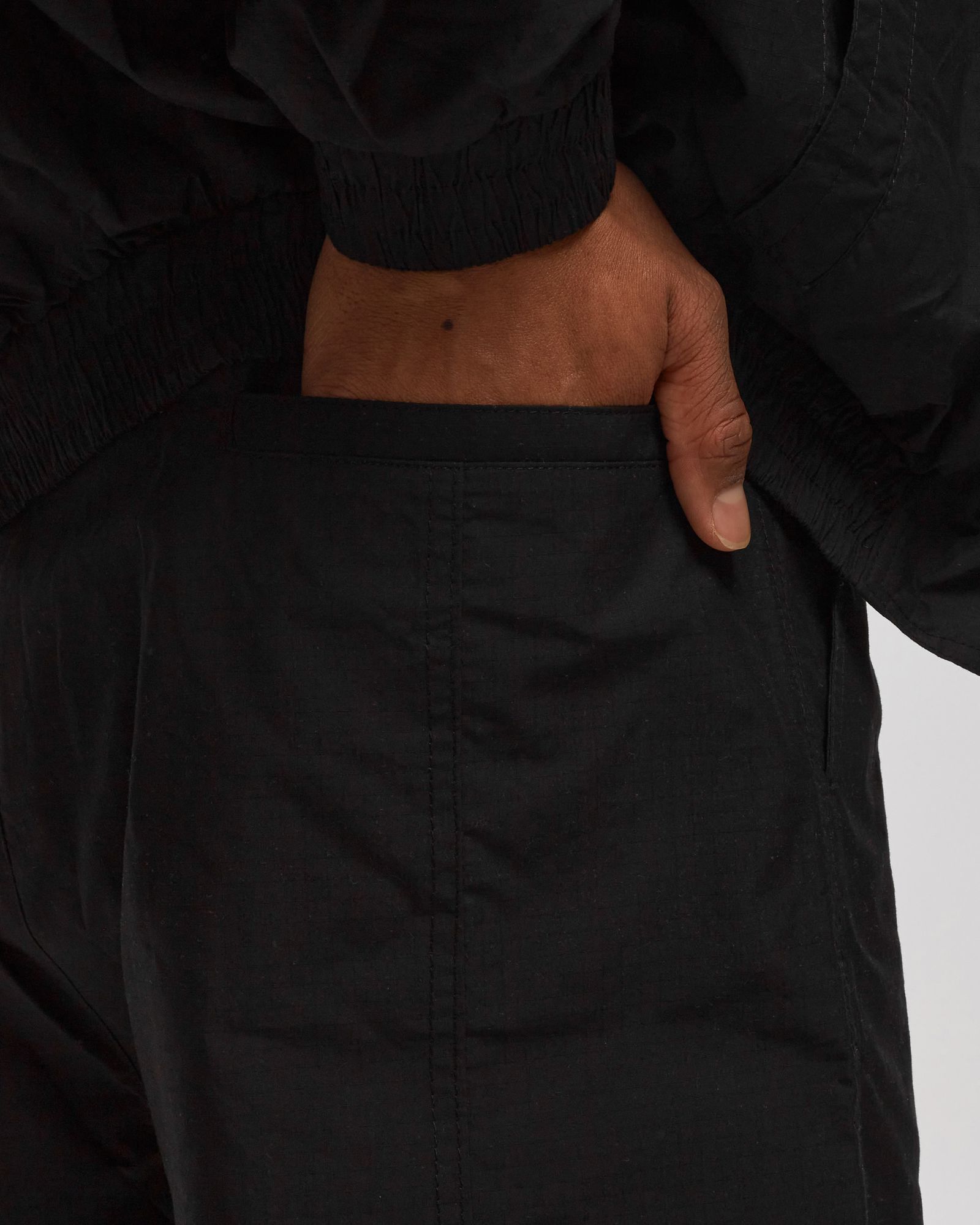 SUR LOGO RIPSTOP TRACK ELASTIC WAIST SHORTS