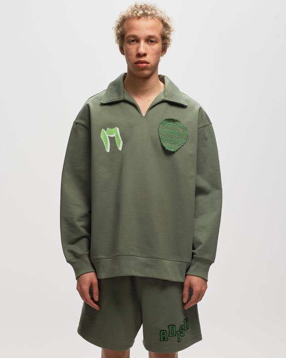 SUR PATCH COLLAR CREWNECK