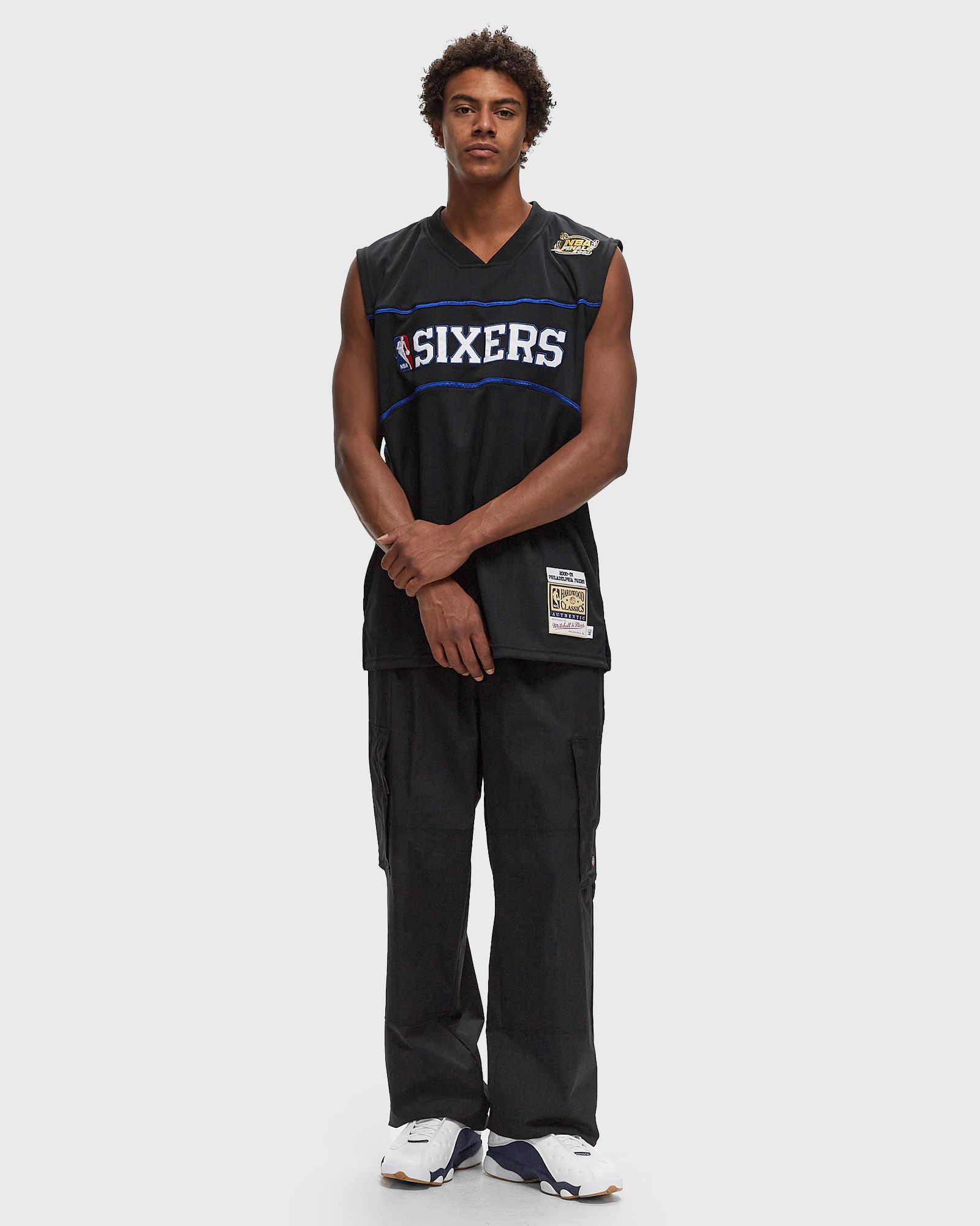 NBA AUTHENTIC SHOOTING SHIRT PHILADELPHIA 76ERS 2000