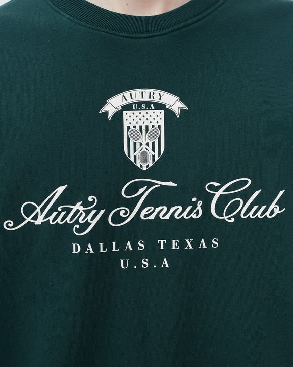 Autry Action Shoes AUTRY TENNIS CLUB SWEATSHIRT Green | BSTN