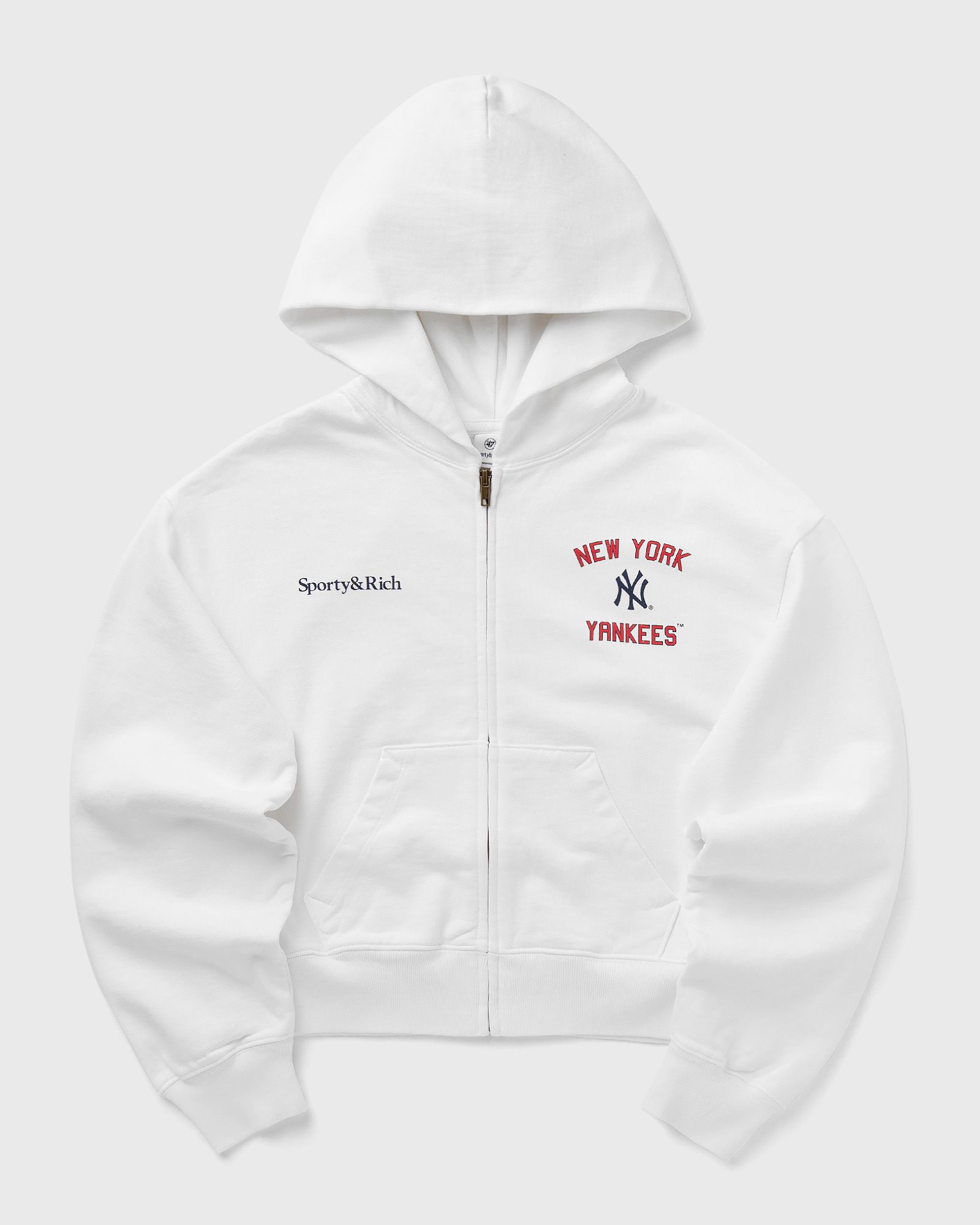 Homerun Cropped Zip Hoodie