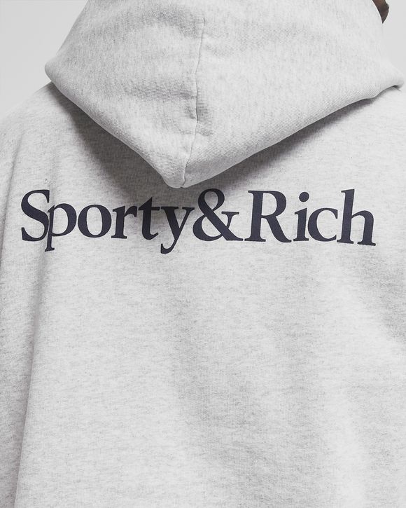 Sporty & Rich Dodgers Serif Hoodie Grey | BSTN Store