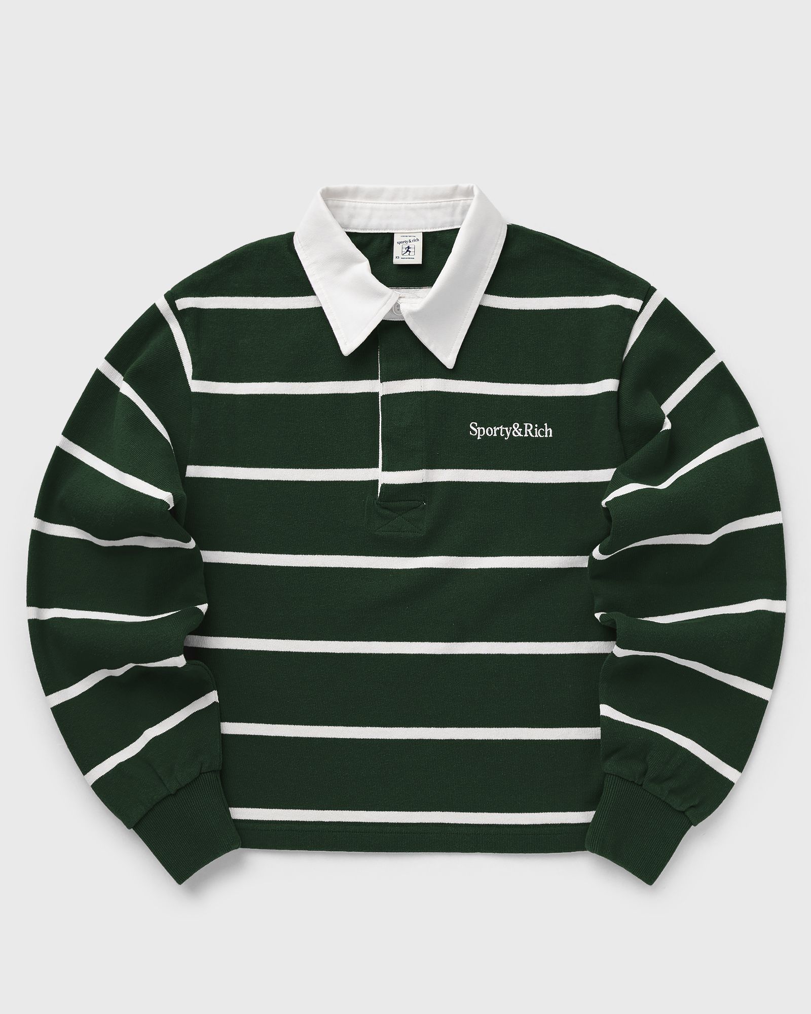 Serif Logo Cropped Rugby Polo