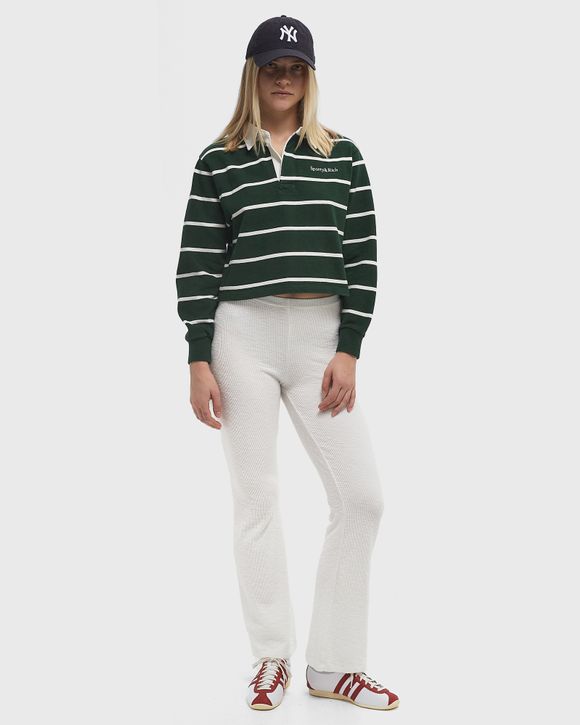 Serif Logo Cropped Rugby Polo