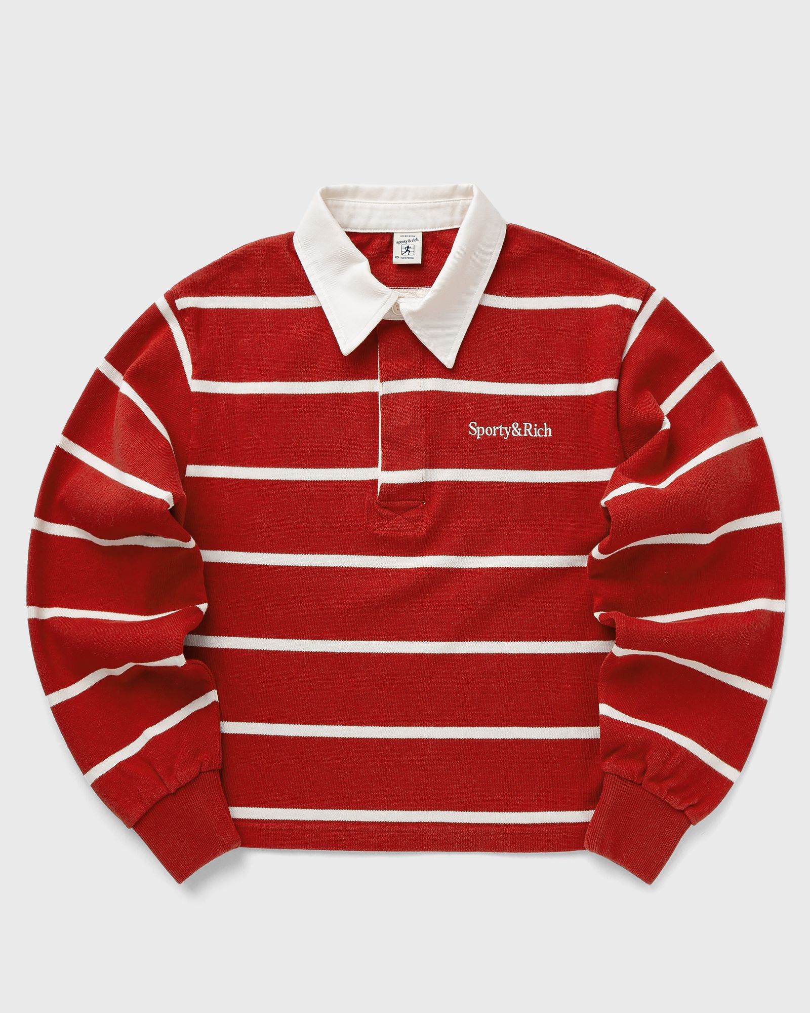 Serif Logo Cropped Rugby Polo