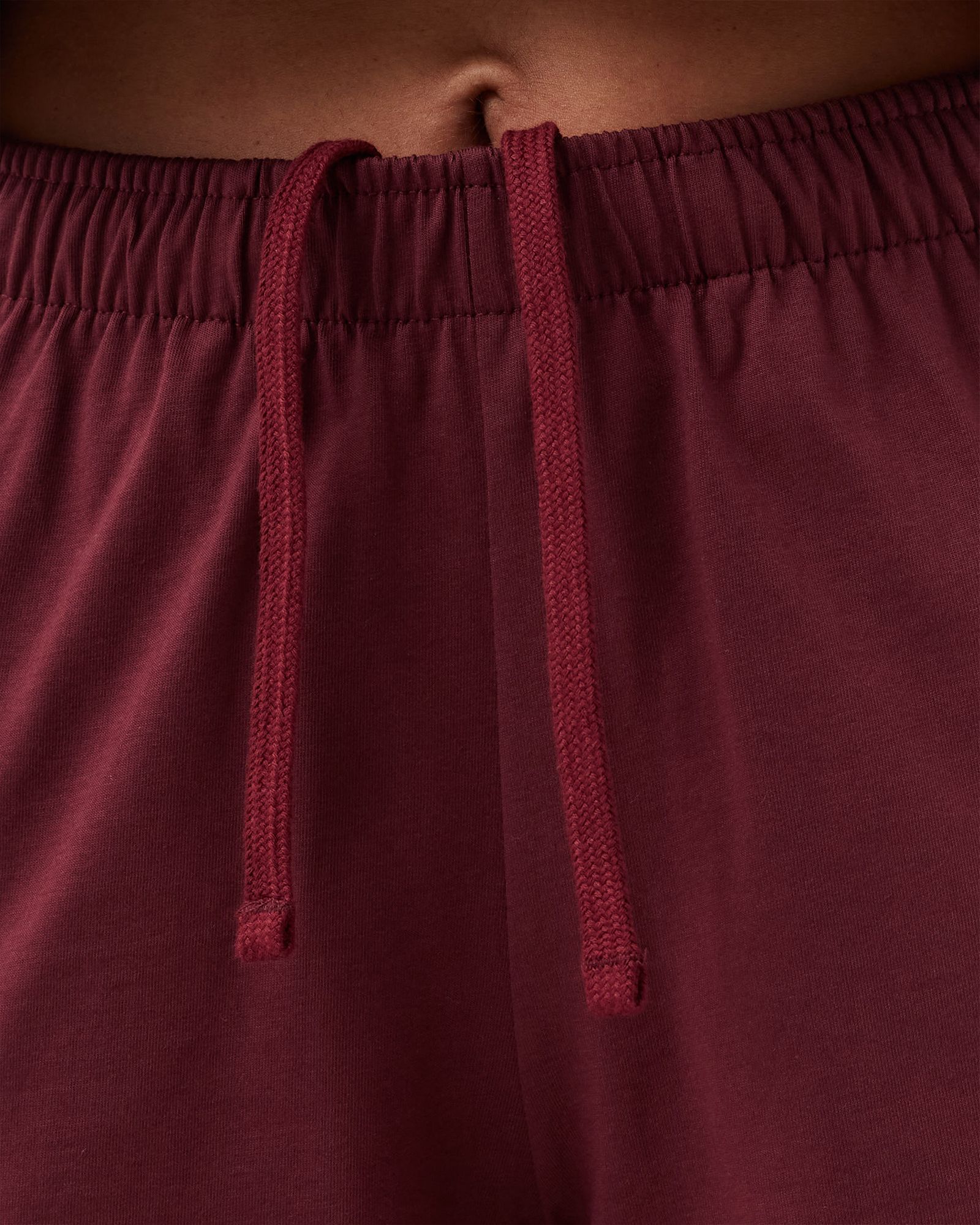 SINGLE JERSEY DECONSTRUCTED LOOSE SHORTS