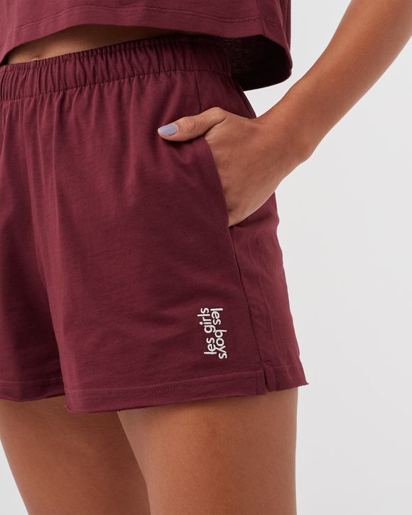 SINGLE JERSEY DECONSTRUCTED LOOSE SHORTS