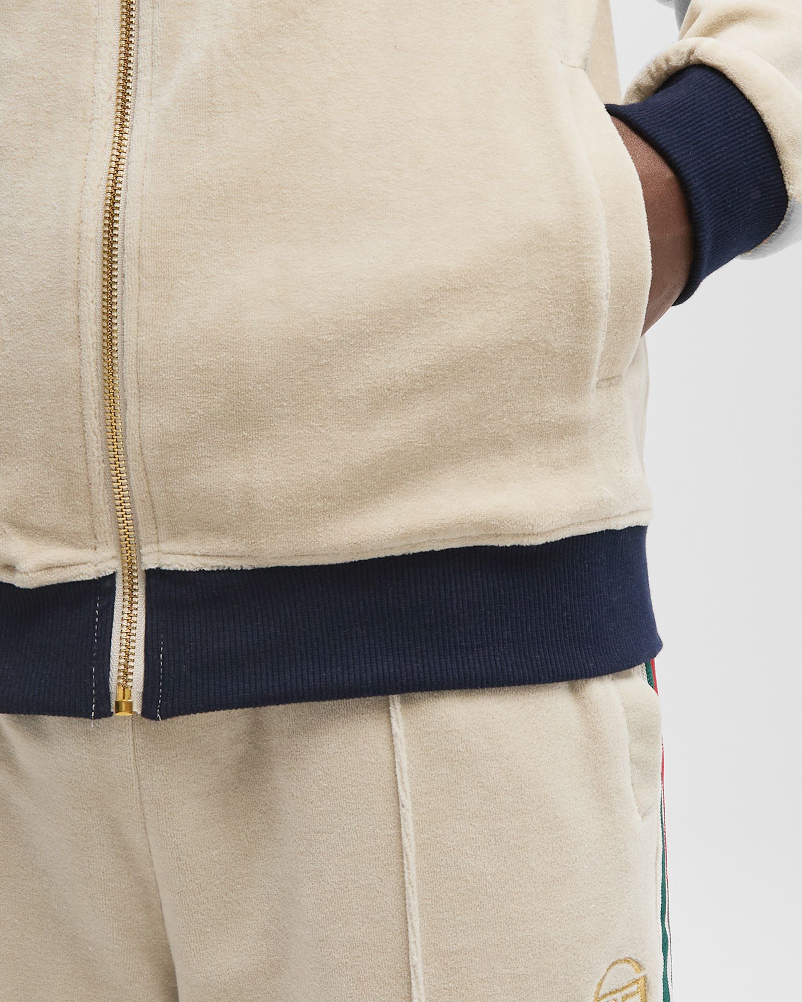 SPENCER VELOUR TRACK TOP