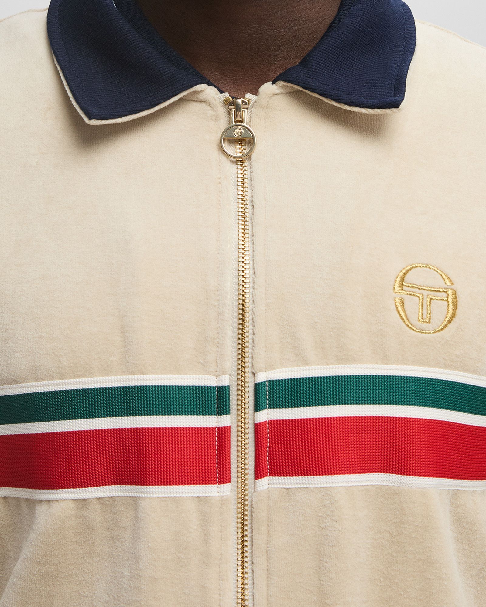 SPENCER VELOUR TRACK TOP