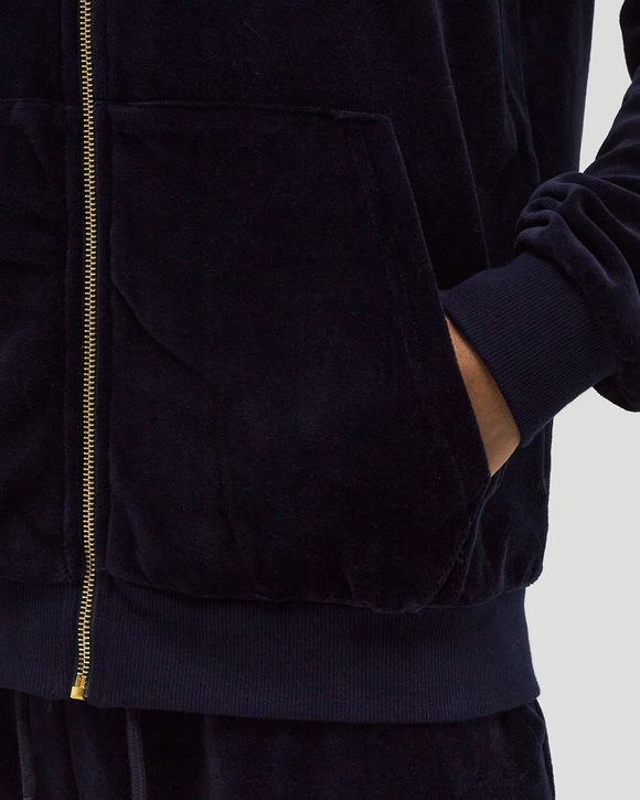 DALLAS VELOUR ZIP HOODIE