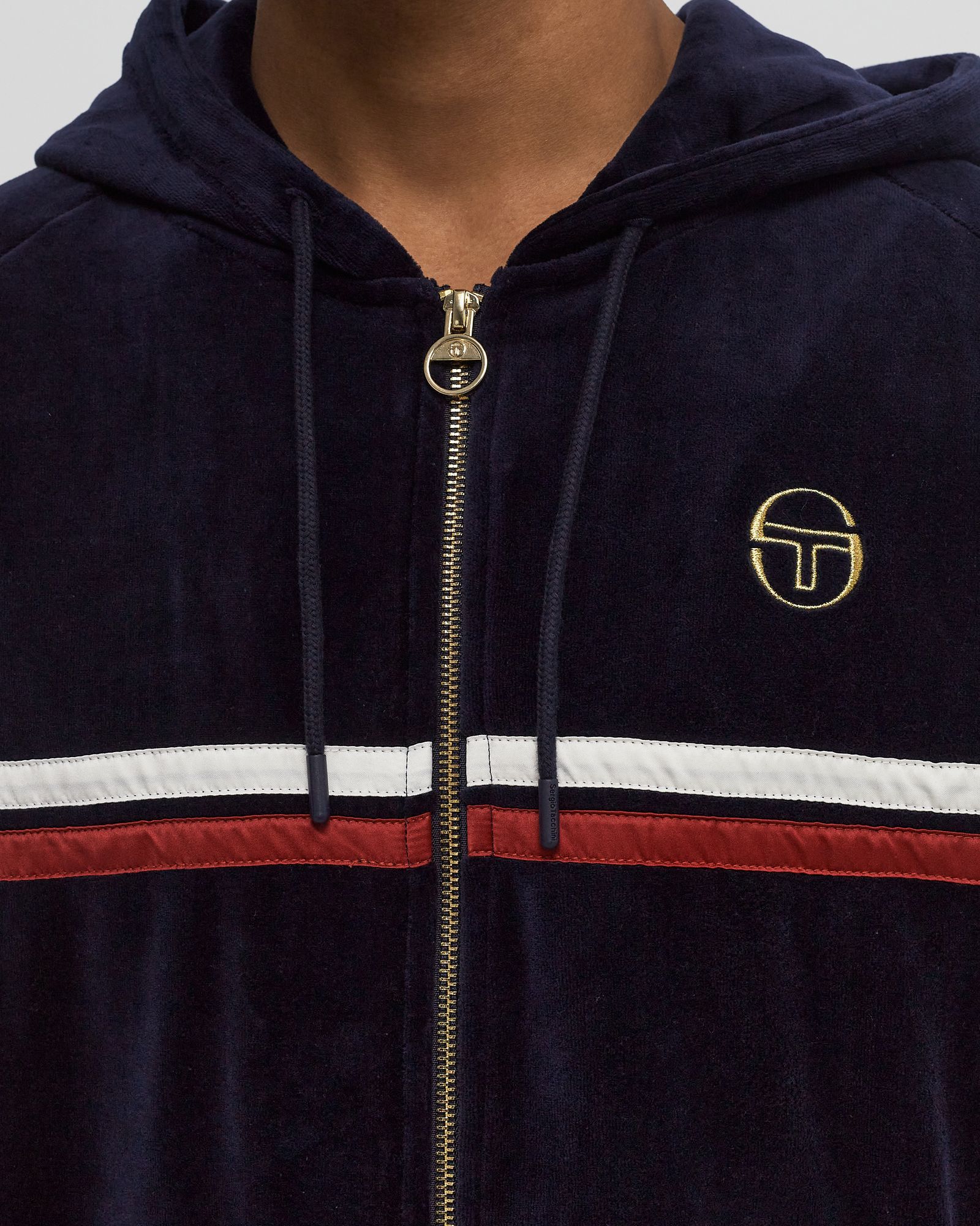 DALLAS VELOUR ZIP HOODIE