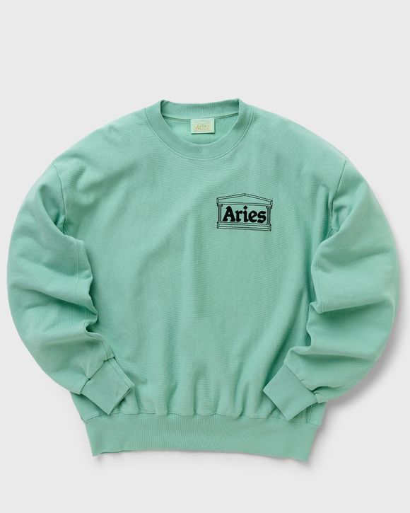 ★ARIES★ Premium Temple Sweatshirt Pastel Green FTAR20000PG Aries Arise Premium Temple Sweatshirt Green | BSTN Store