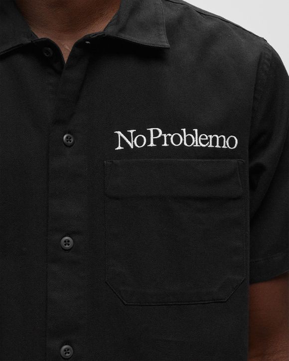 Aries Arise Mini Problemo Uniform Shirt Black | BSTN Store