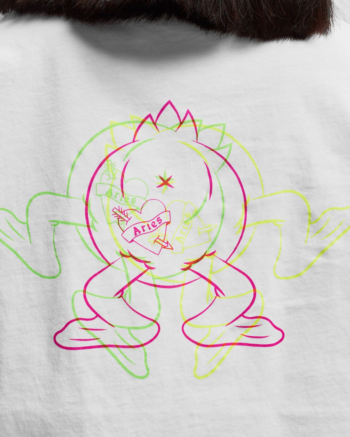 Aries Arise Trippy Aye Duck Tee White | BSTN Store