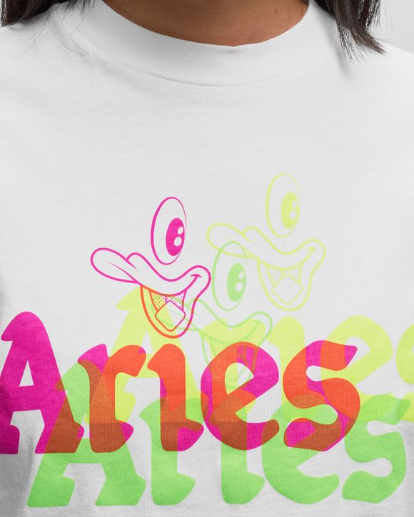 Aries Arise Trippy Aye Duck Tee White | BSTN Store