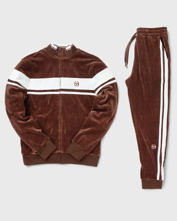 Sergio Tacchini LIONI VELOUR TRACKSUIT Brown