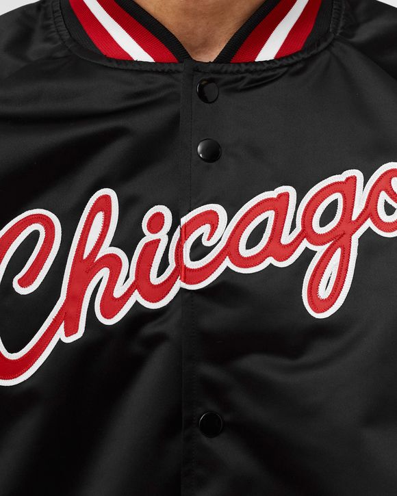 Mitchell & Ness Chicago Bulls Lightweight Satin Jacket (black)