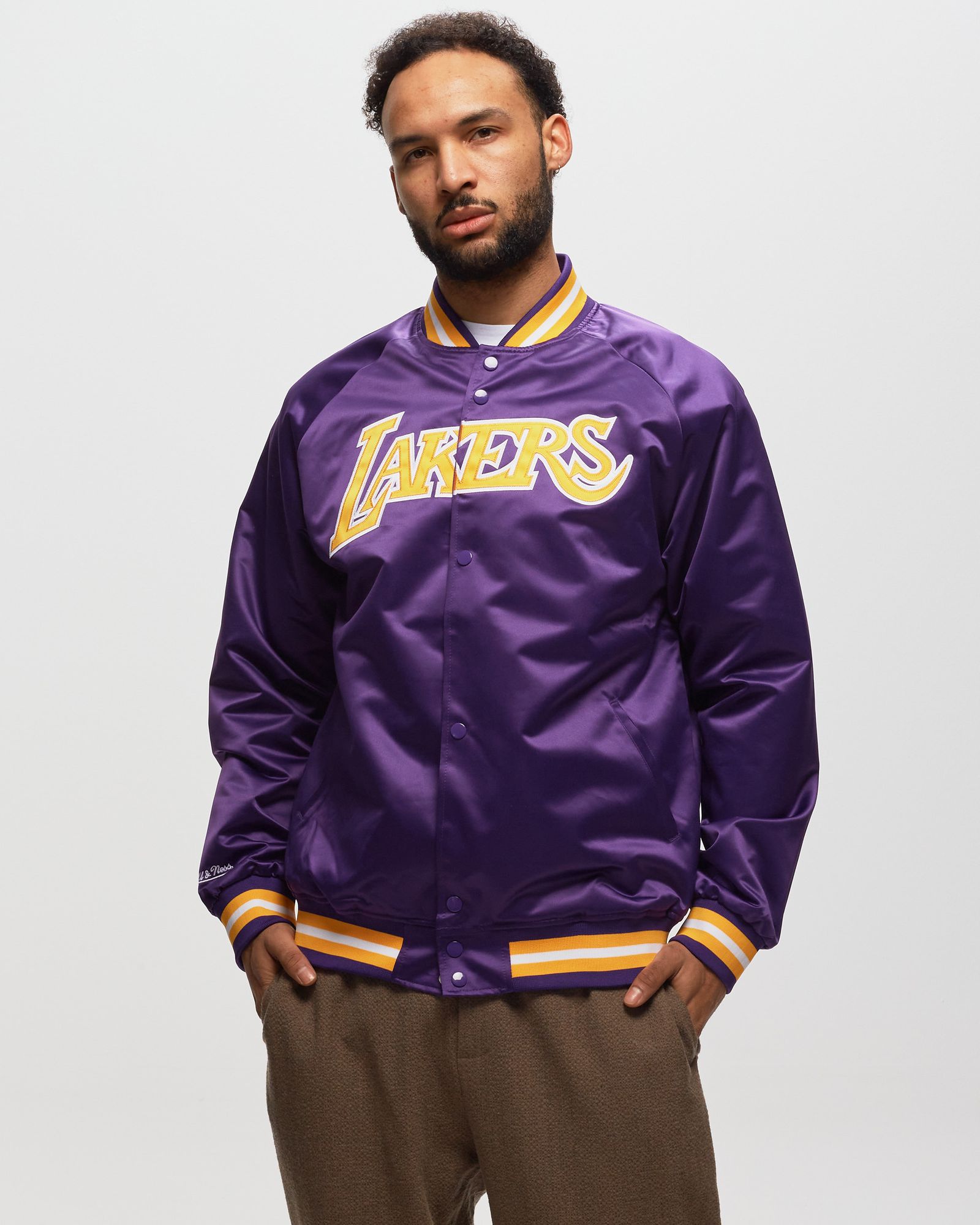 NBA Lightweight Satin Jacket Los Angeles Lakers