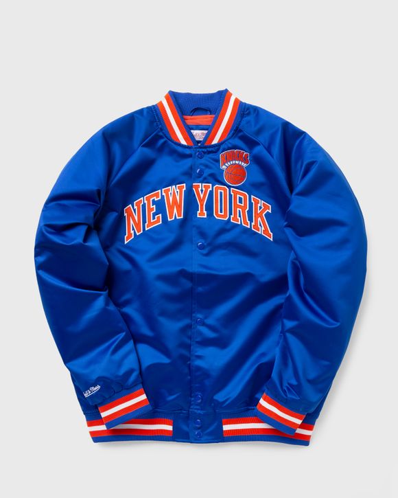 OVO NBA New York Knicks Blue Varsity Jacket - Jacket Hub