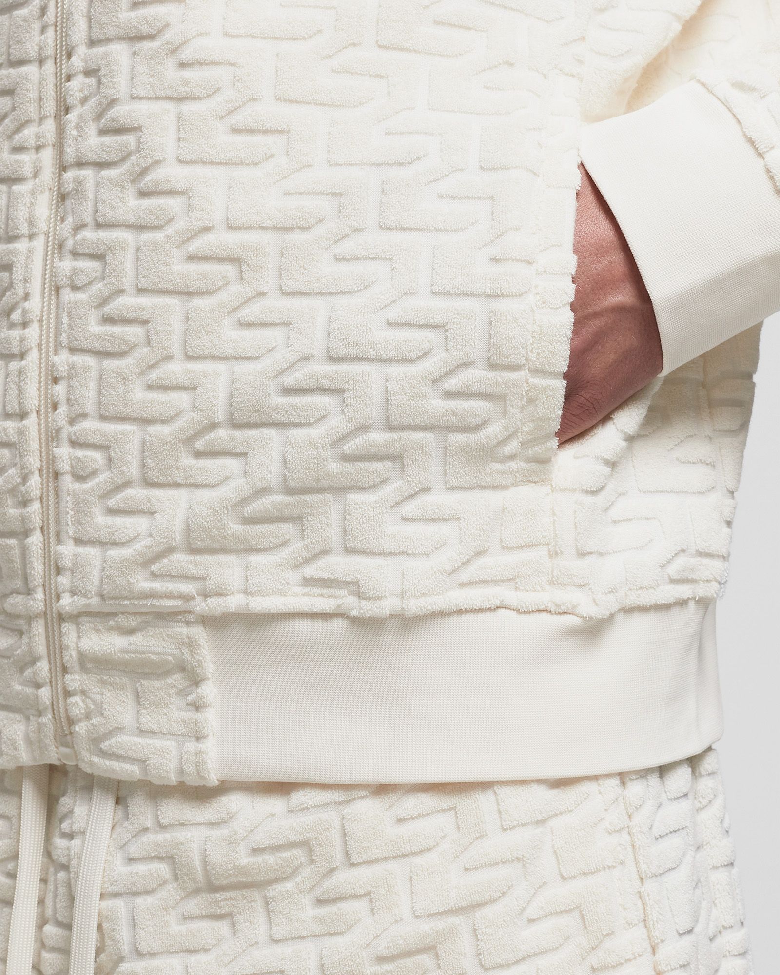 LIVATA MONOGRAM ZIP UP