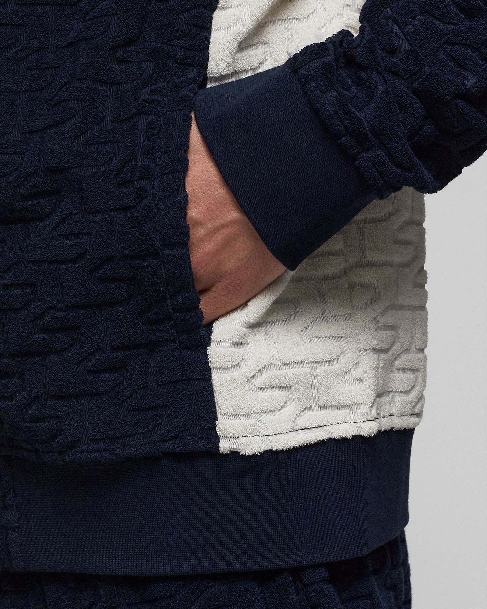 LIVATA MONOGRAM ZIP UP