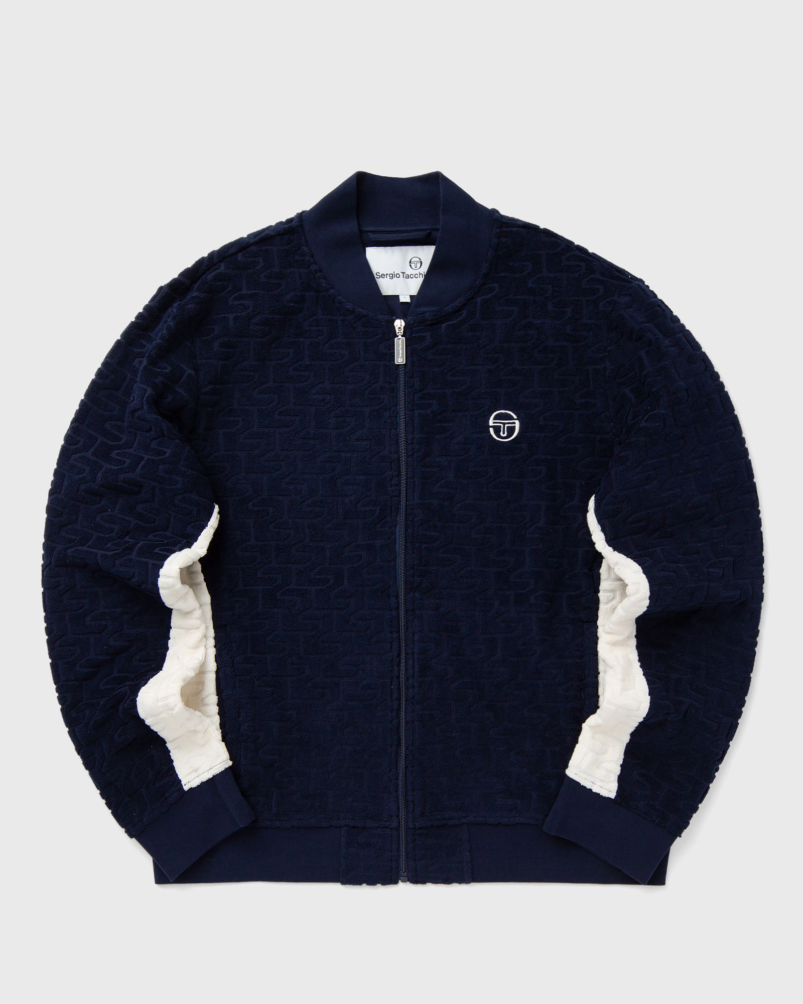 Sergio Tacchini - livata monogram zip up men bomber jackets blue in größe:xxl