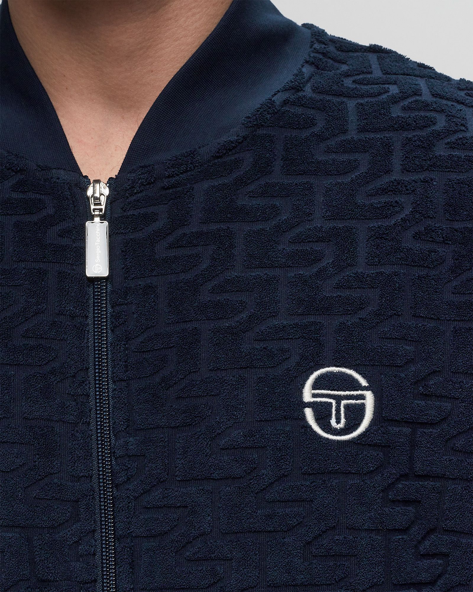 LIVATA MONOGRAM ZIP UP