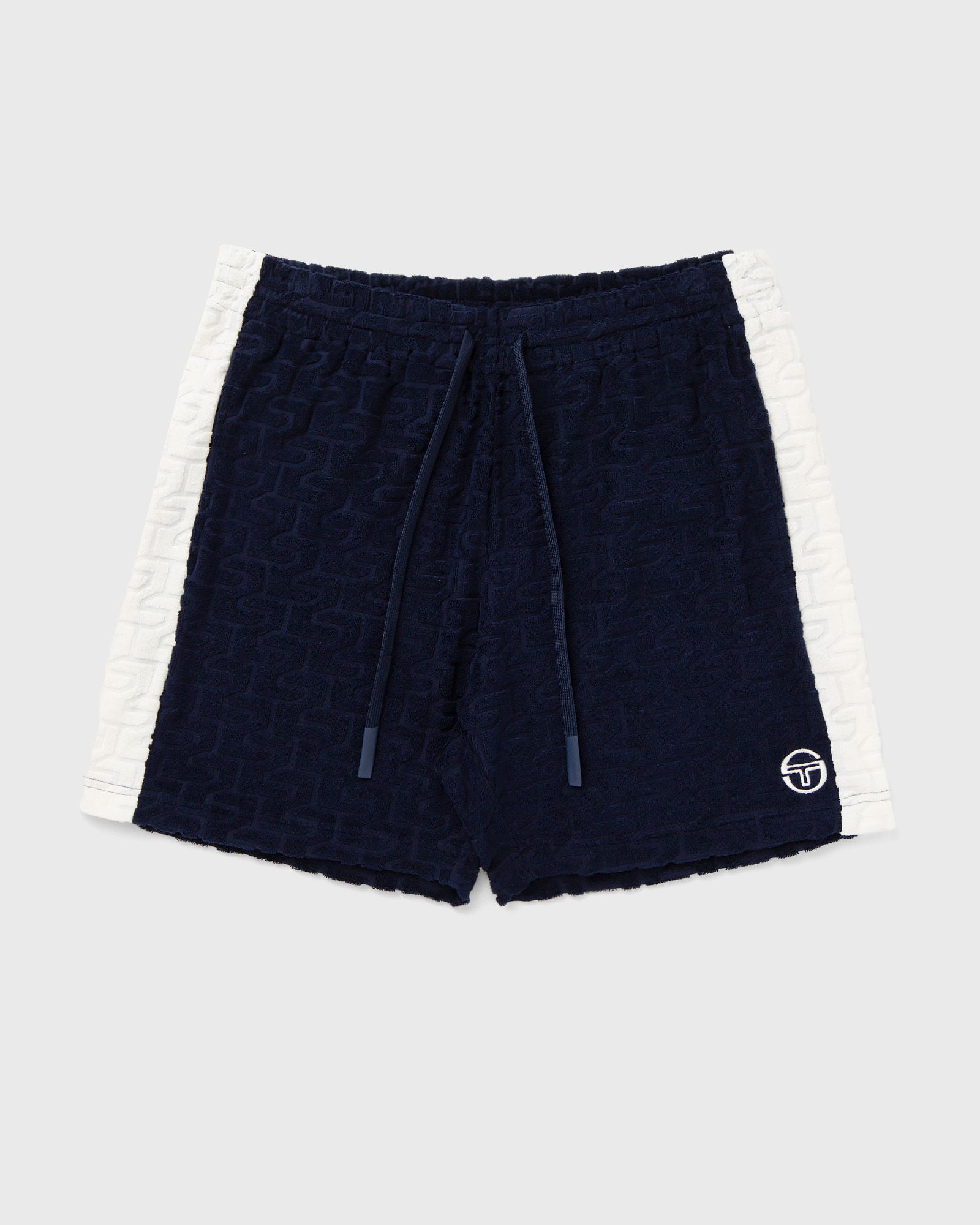 Sergio Tacchini - livata monogram short men sport & team shorts blue in größe:xl