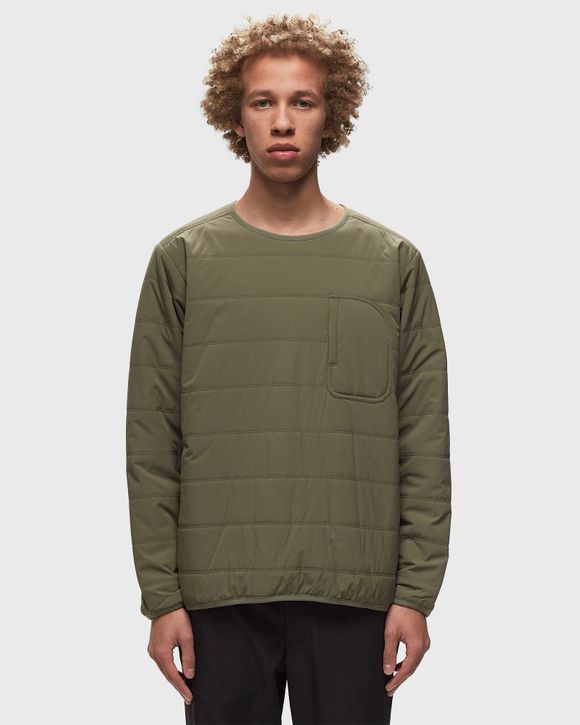 Snow Peak Flexible Insulated Pullover Green - OLIVE