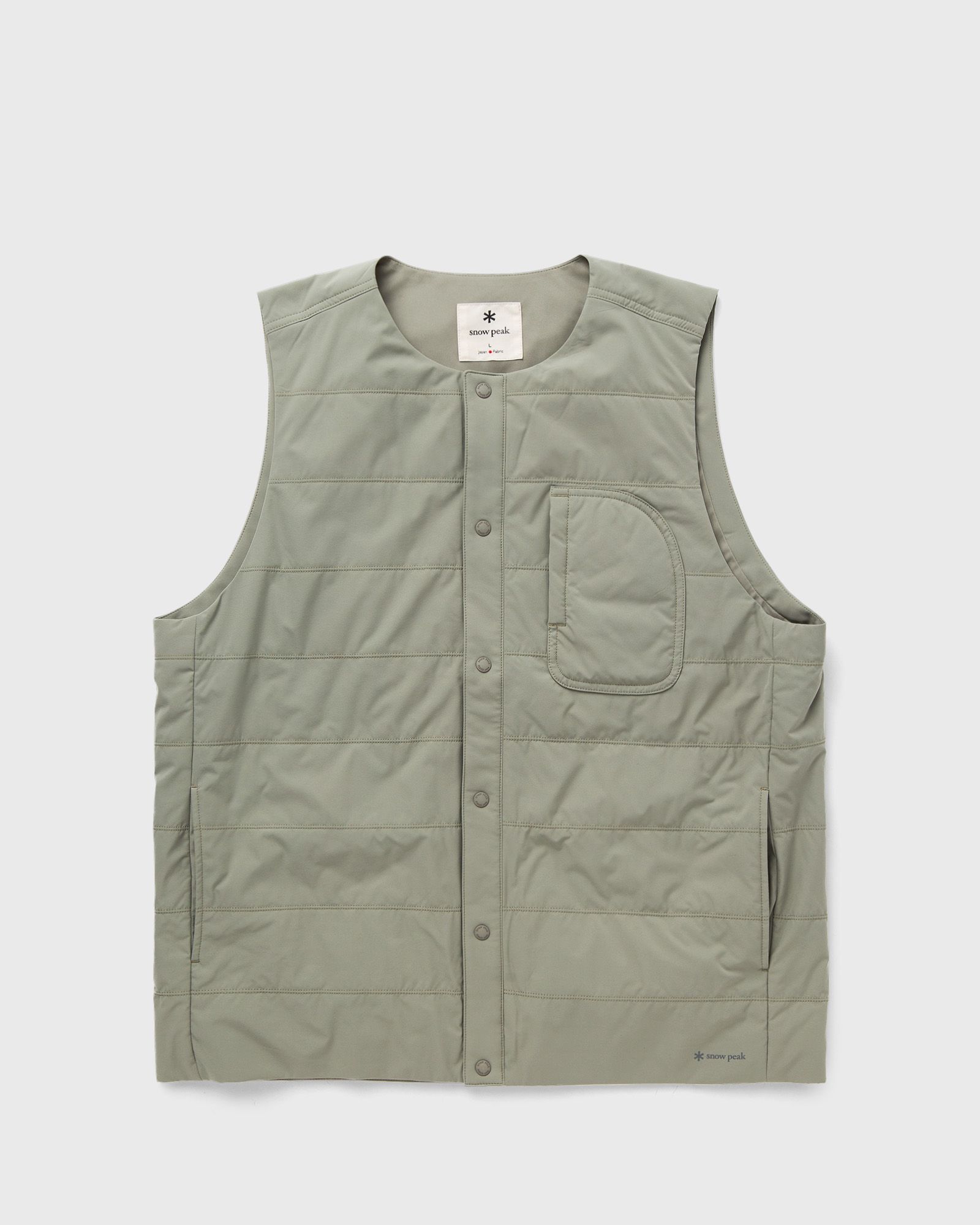 Snow Peak - flexible insulated vest men vests beige in größe:xl