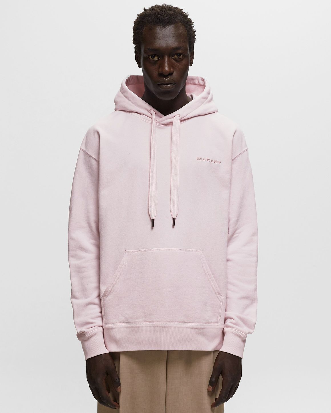 ISABEL MARANT｜HOOD/ZIP-UP (MARCELLO (SW0055HA A2M35H 23 ISABEL MARANT MARCELLO LOGO EMBROIDERED HOODIE MEN