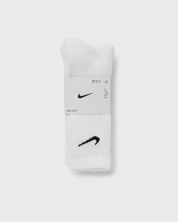 Nike Cotton Cushion Crew Chaussette (3 paires) Black FR: M (Taille