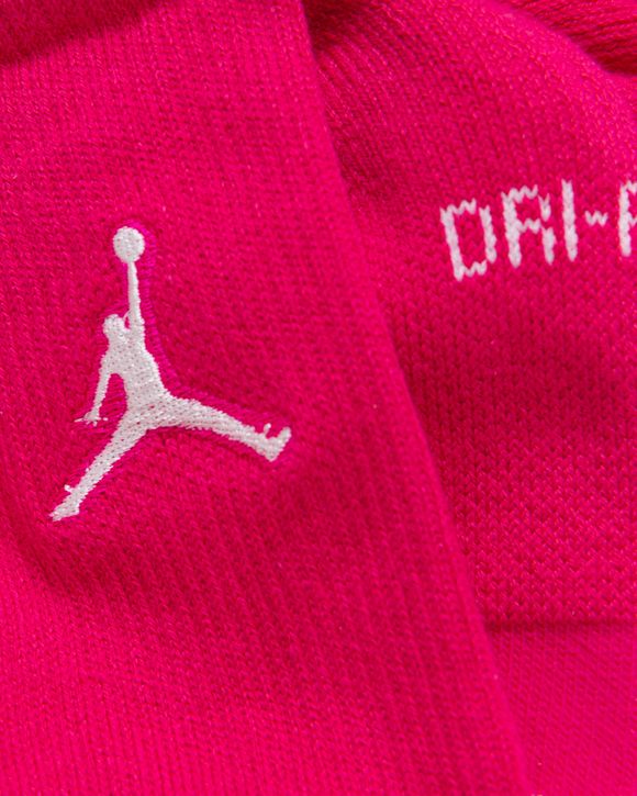 Nike Jordan Flight Crew Basketball Socks Pink BSTN Store