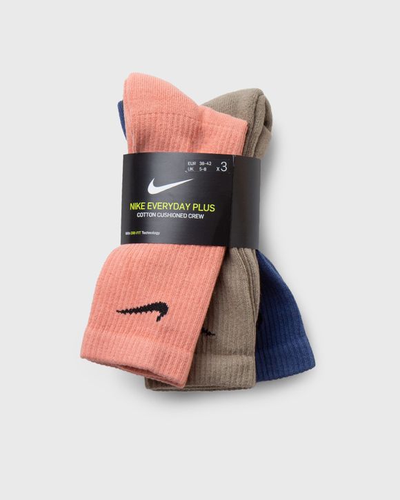 Nike Plus Cushioned Training Crew Socks (3 Pairs) Multi | BSTN Store