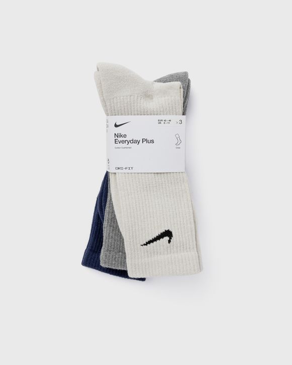 Nike Everyday Plus Cushioned Crew Socks (3 Pairs) Multi