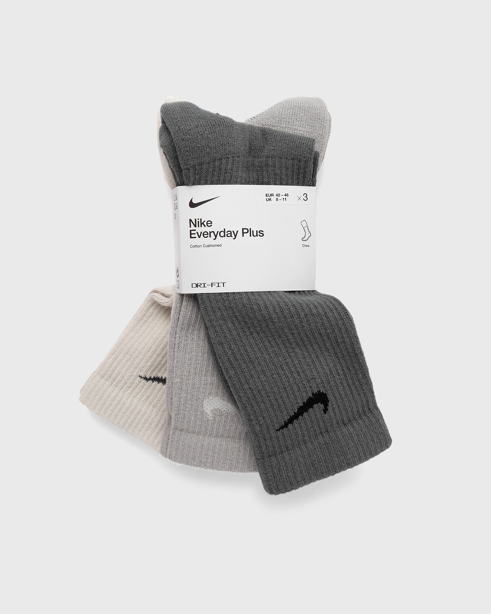 Everyday Plus Cushioned Training Crew Socks (3 Pairs)