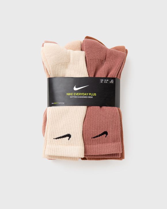 Nike Everyday Plus Cushioned Training Crew Socks (6 Pairs) Multi