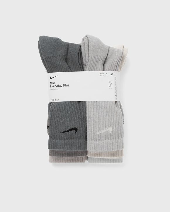 Goed gevoel Voorman Rechtzetten Nike Nike EVERYDAY PLUS Cushioned CREW Socks (6 Pairs) Grey | BSTN Store