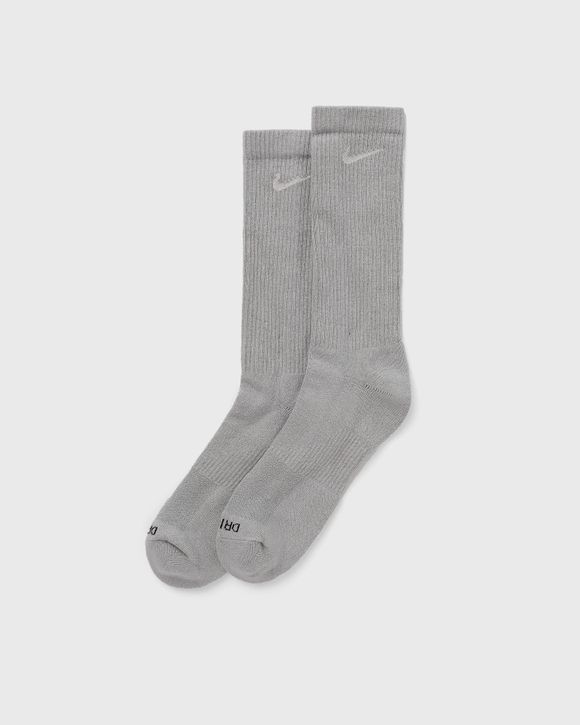 Nike crew socks grey sale