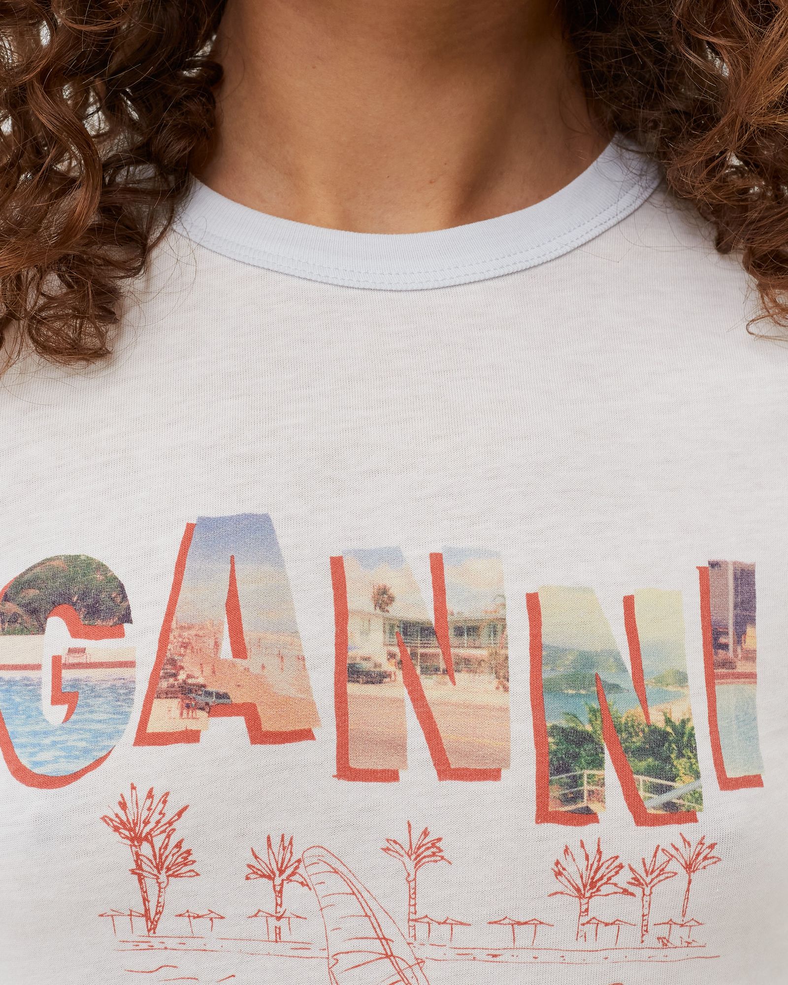 Light Cotton Jersey O-neck Fitted Tee