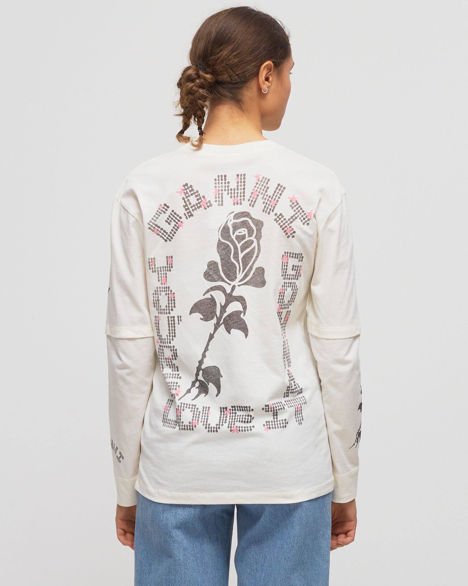 Light Jersey Layered Long Sleeve T-shirt