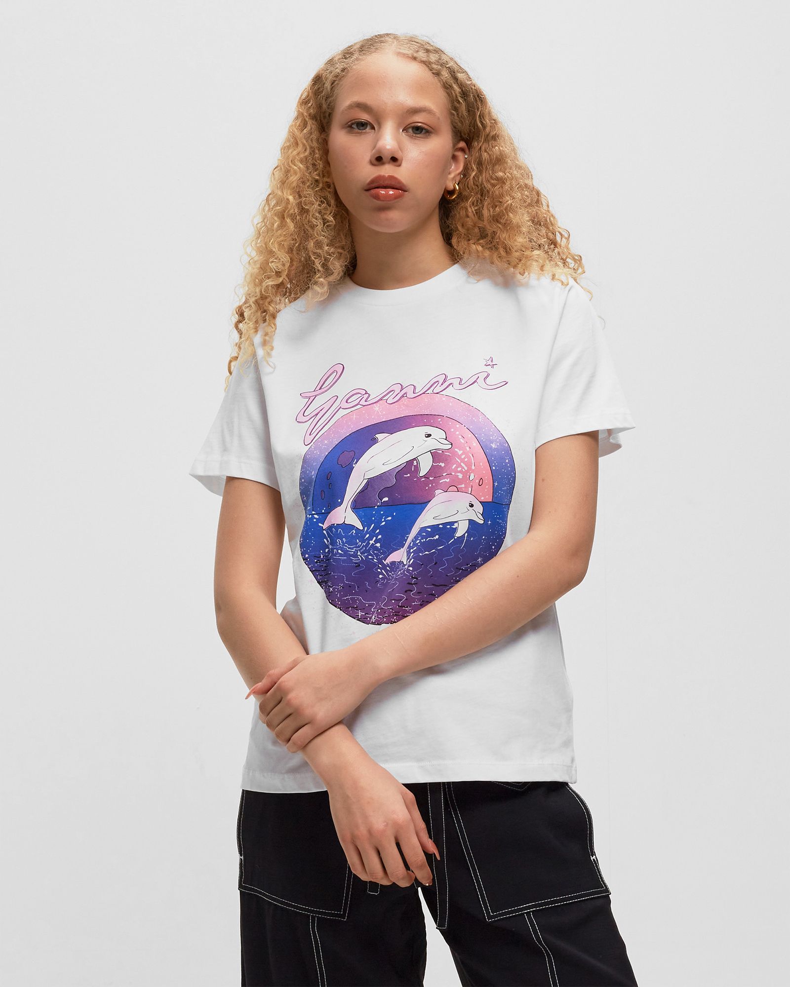 WMNS Basic Jersey Dolphin Relaxed T-shirt