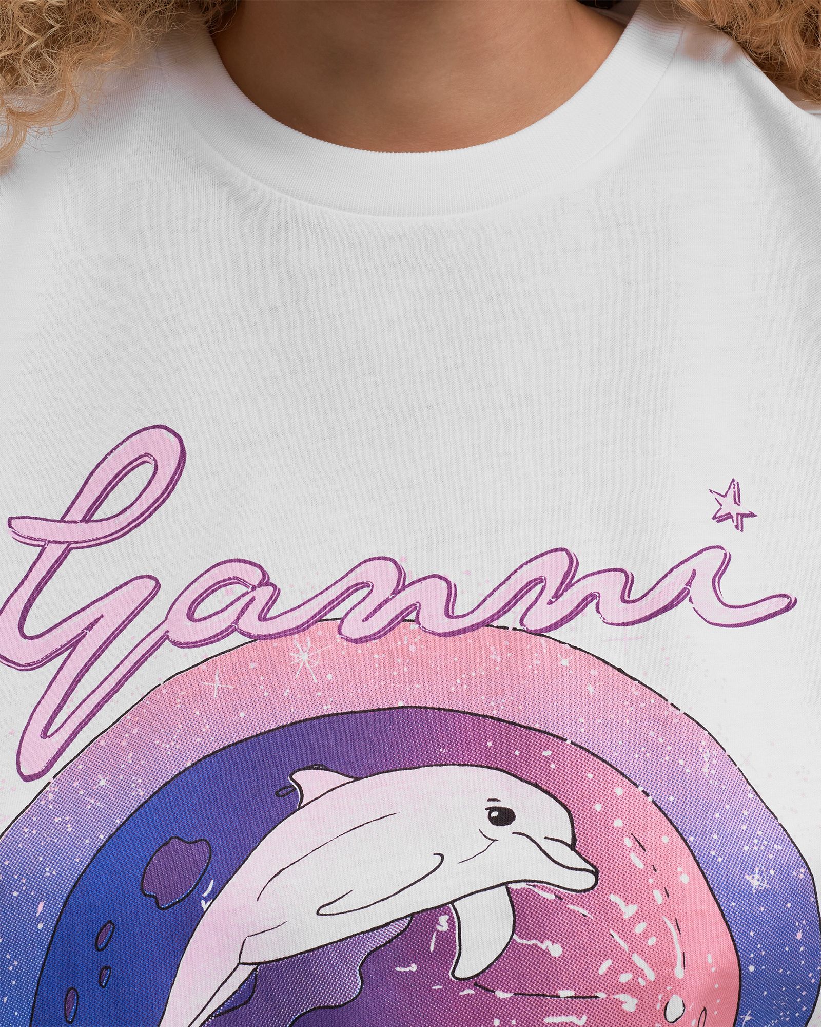 WMNS Basic Jersey Dolphin Relaxed T-shirt