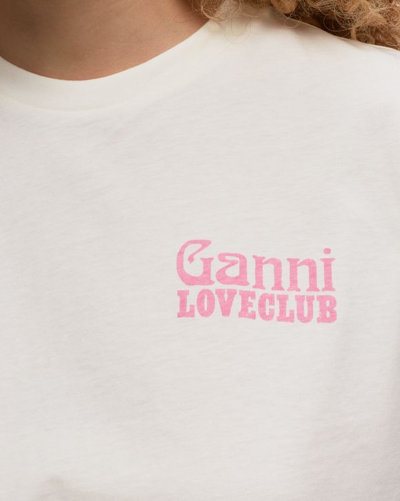 Ganni WMNS Basic Jersey | BSTN T-shirt Relaxed White Nightclub Store